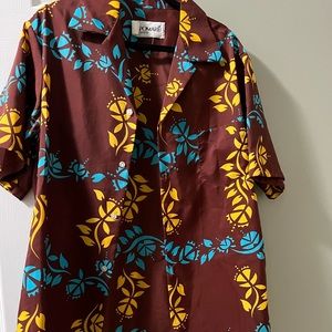 1970s Pomare Vintage Men Hawaiian button down - size XL